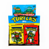 Vintage 1989 Topps Teenage Mutant Turtles TMNT Trading Cards TWO PACKS Cello